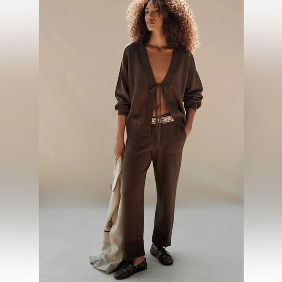 Free People Beach Womens Solar Sweater Set Size Large...